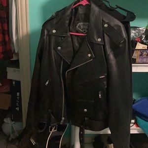 Diamond Plate brand Leather jacket
